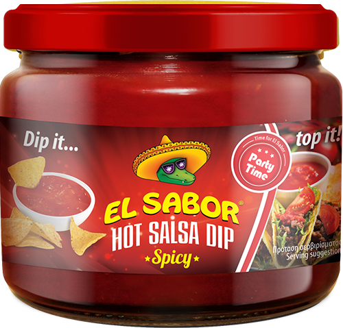 Hot Salsa Dip - El Sabor - Nacho Chips , Dips , Wraps