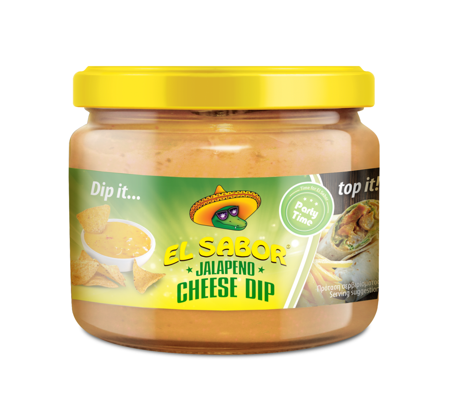 Jalapeno Cheese Dip 300g_421 El Sabor Nacho Chips , Dips , Wraps